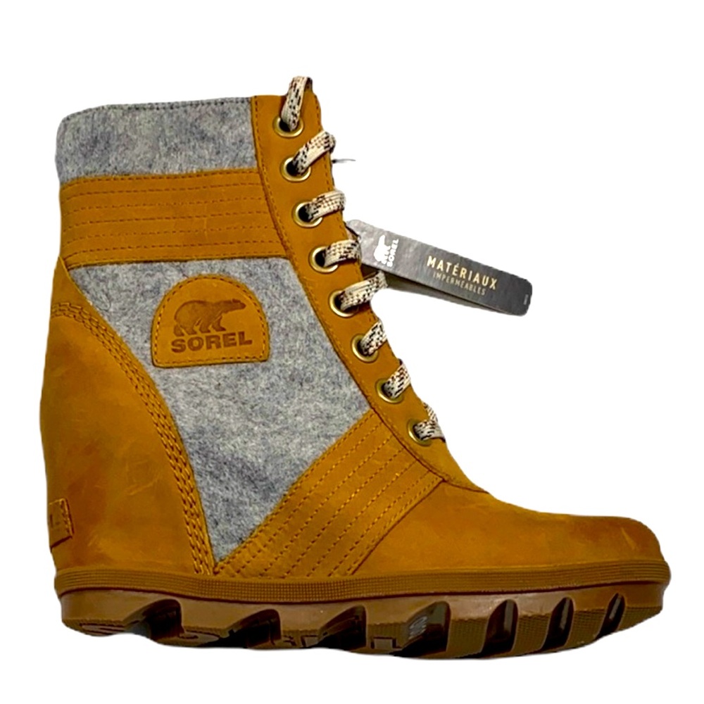 Trendy Leather Wedge Boot (Lexie)